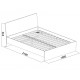 Ліжко Embawood Прима нью White (MW1600) Ліжко Embawood Прима нью White (MW1600)