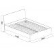 Ліжко Embawood Прима нью White (MW1600)