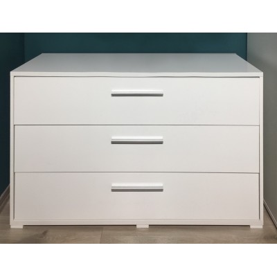 Комод 3 ящики Embawood Прима нью White