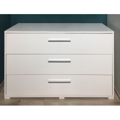 Комод 3 ящики Embawood Прима нью White