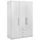 Шафа 3-дверна Embawood Магнум White Шафа 3-дверна Embawood Магнум White