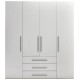 Шафа 4-дверна Embawood Магнум White Шафа 4-дверна Embawood Магнум White